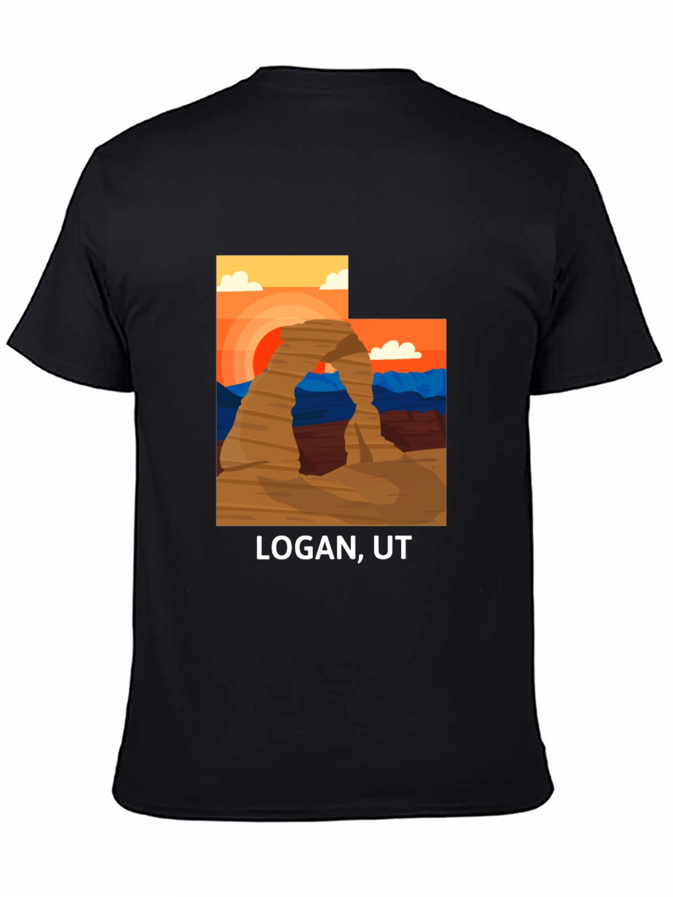 Logan UT Graphic Tee - Desert Archway