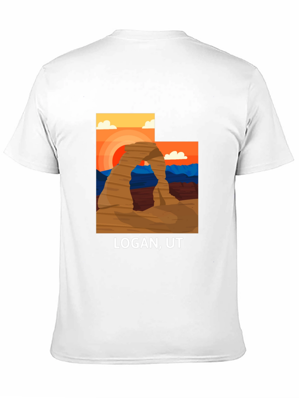 Logan UT Graphic Tee - Desert Archway
