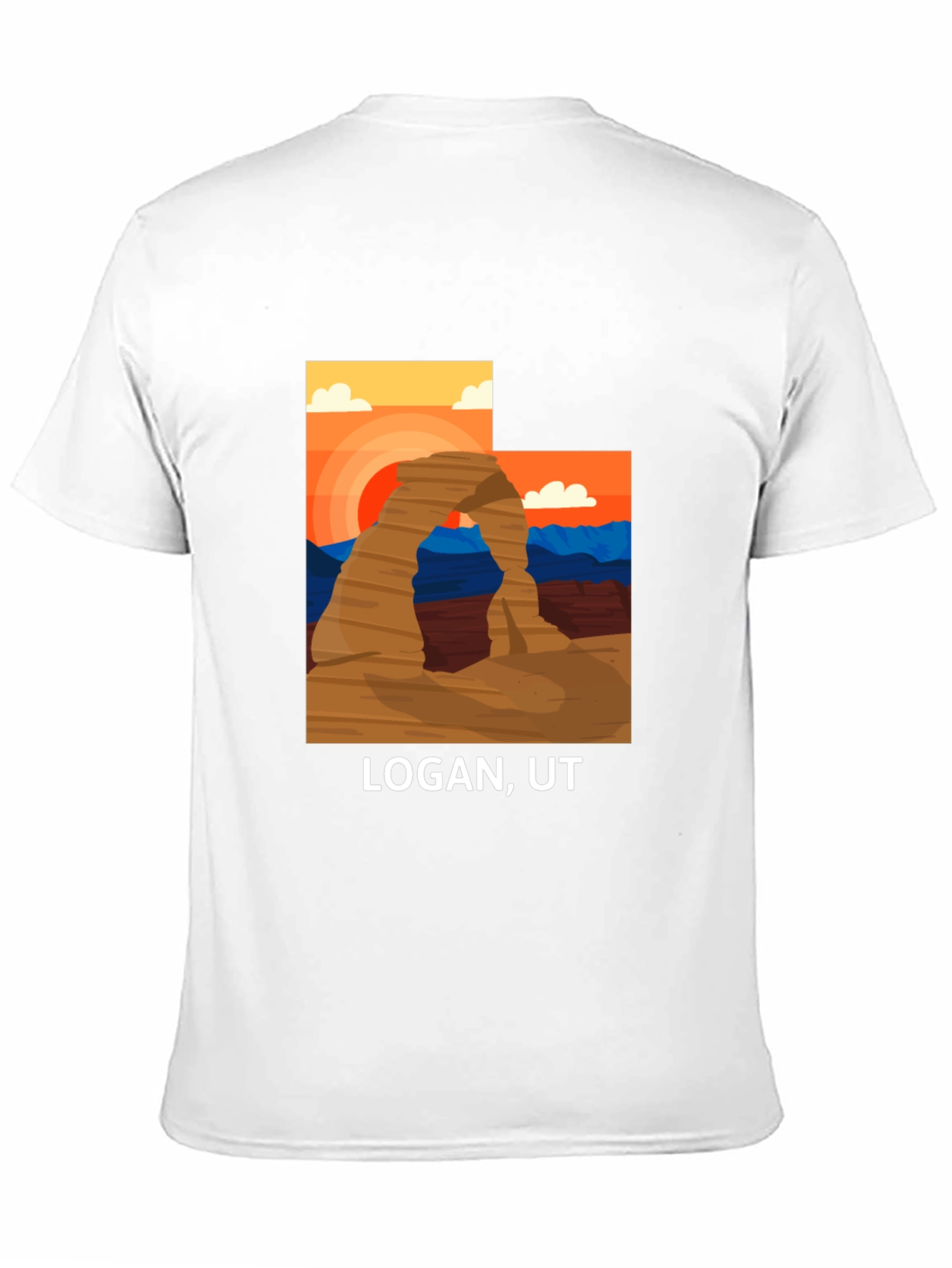 Logan UT Graphic Tee - Desert Archway