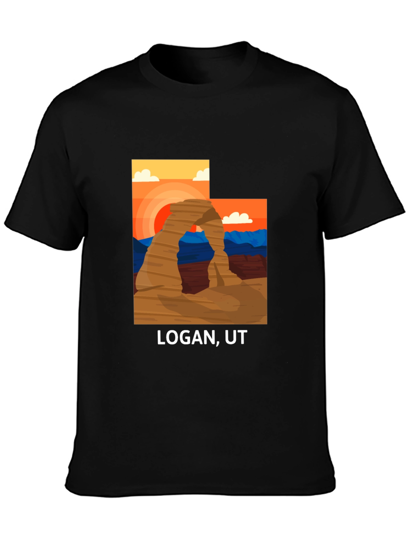 Logan UT Graphic Tee - Desert Archway
