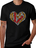 Pharmacy Technician Heart Word Art T-Shirt