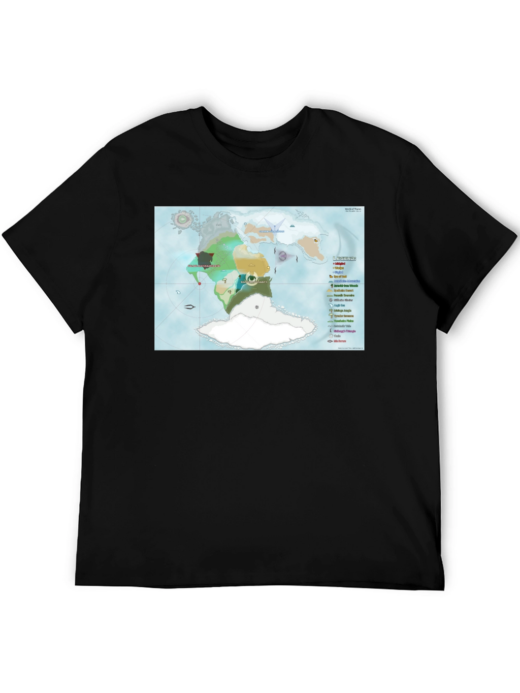 Fantasy World Map T-Shirt