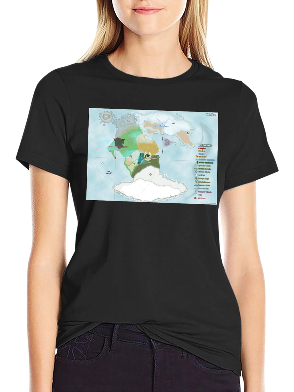 Fantasy World Map T-Shirt
