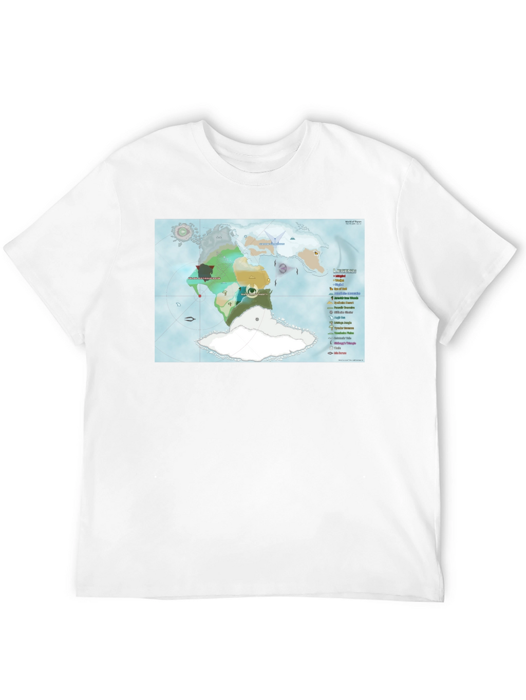 Fantasy World Map T-Shirt