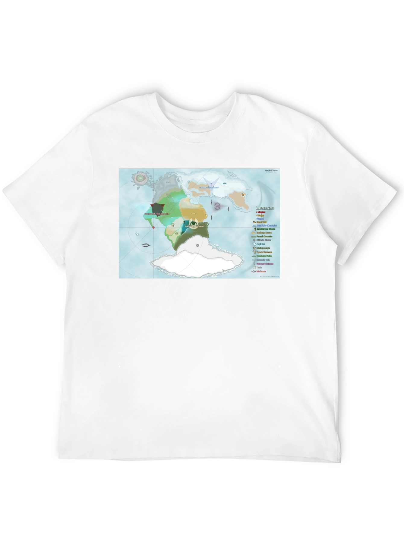 Fantasy World Map T-Shirt