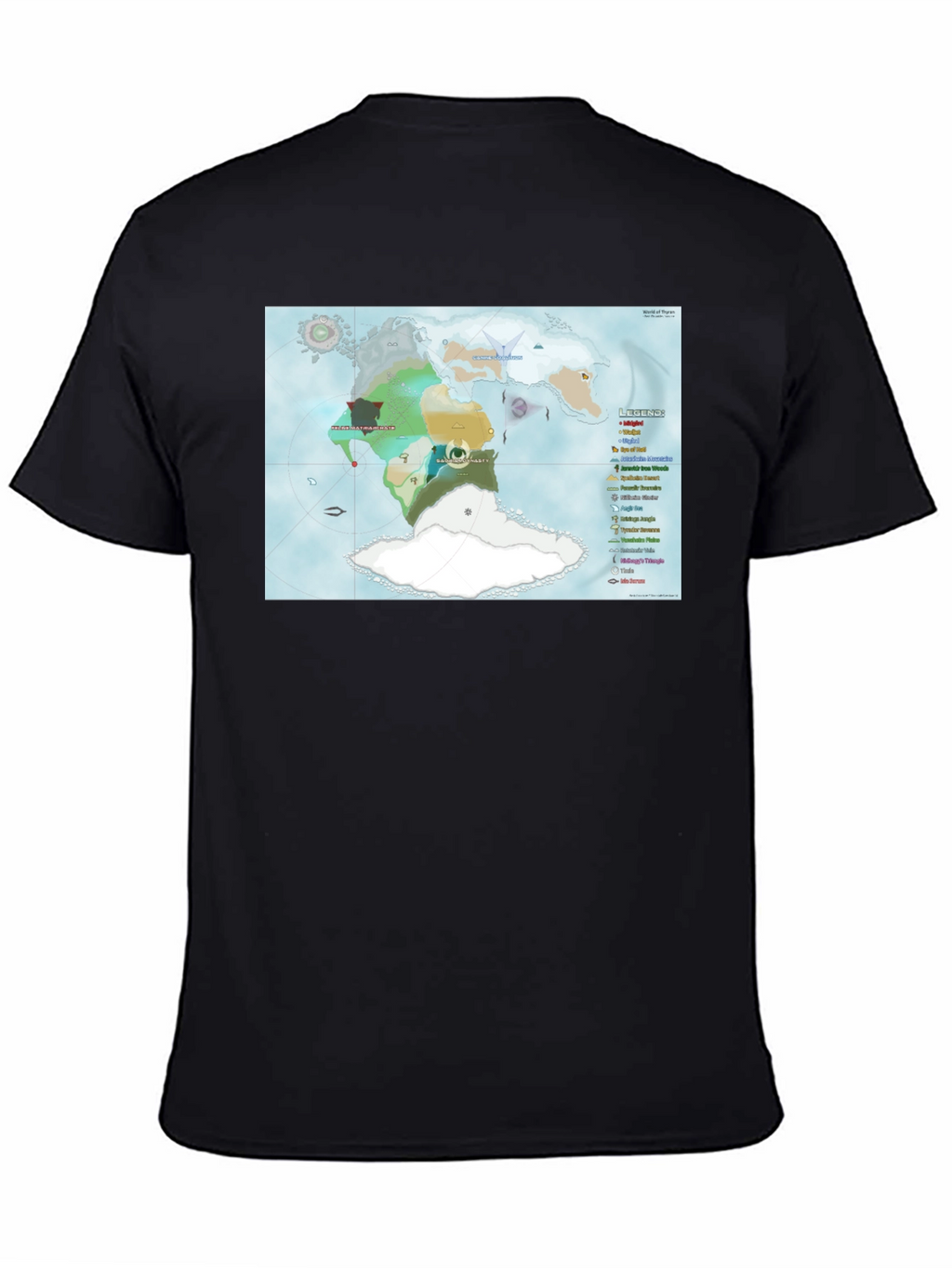 Fantasy World Map T-Shirt