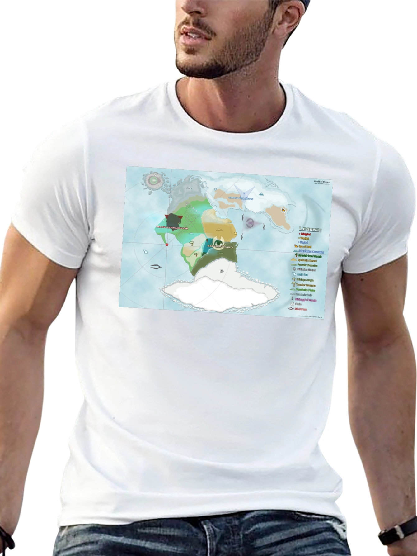 Fantasy World Map T-Shirt