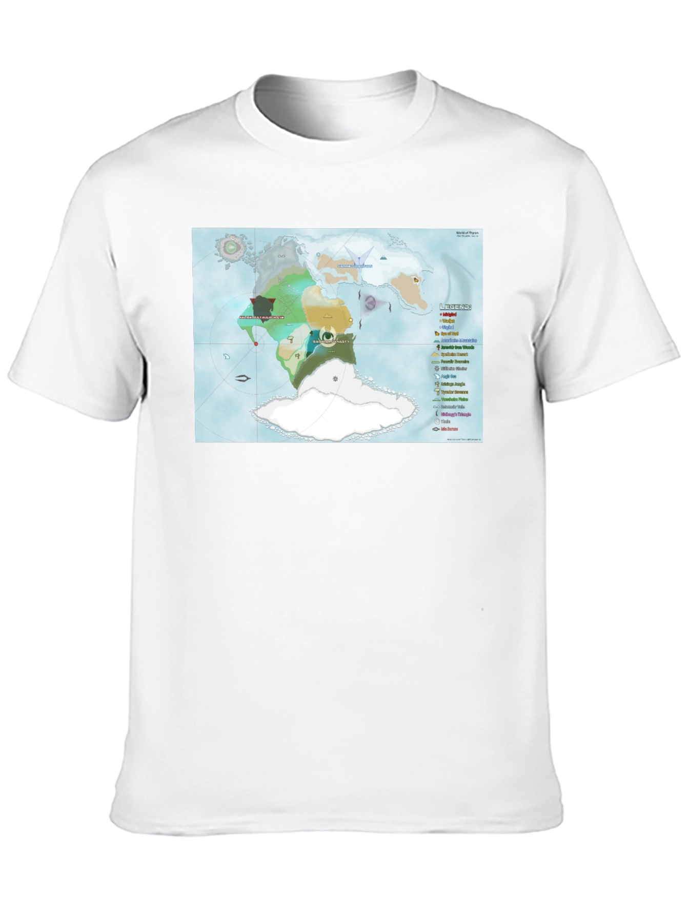 Fantasy World Map T-Shirt
