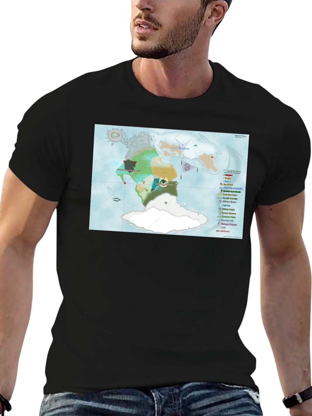 Fantasy World Map T-Shirt