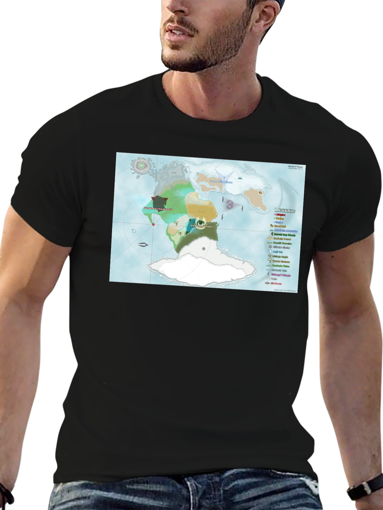 Fantasy World Map T-Shirt