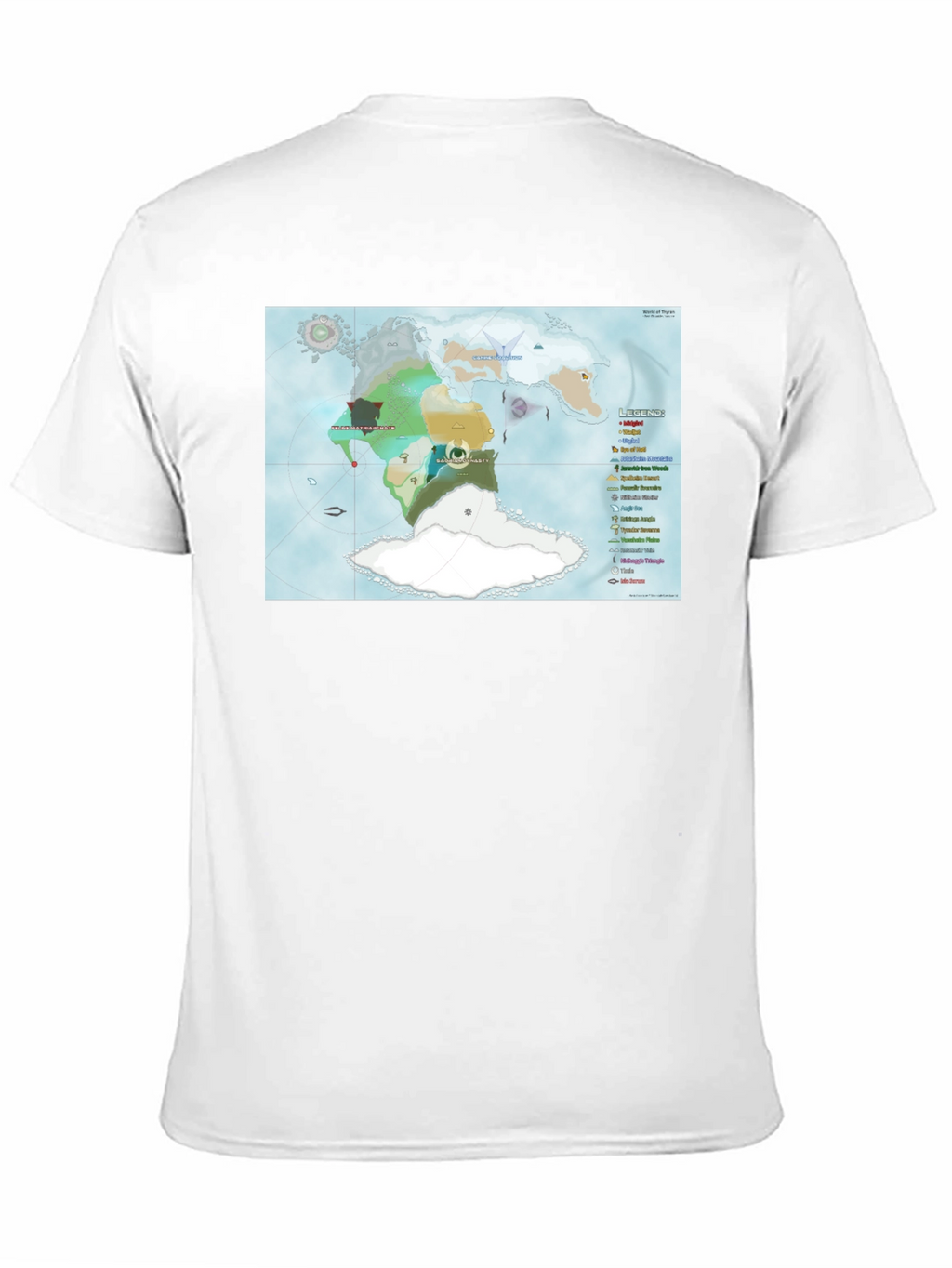 Fantasy World Map T-Shirt