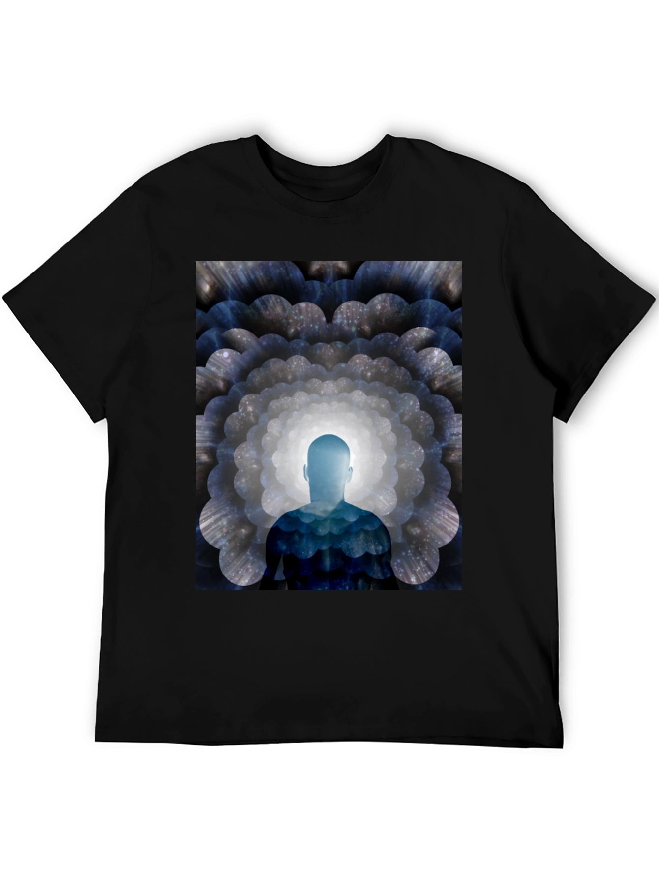 Meditative Man Graphic T-Shirt