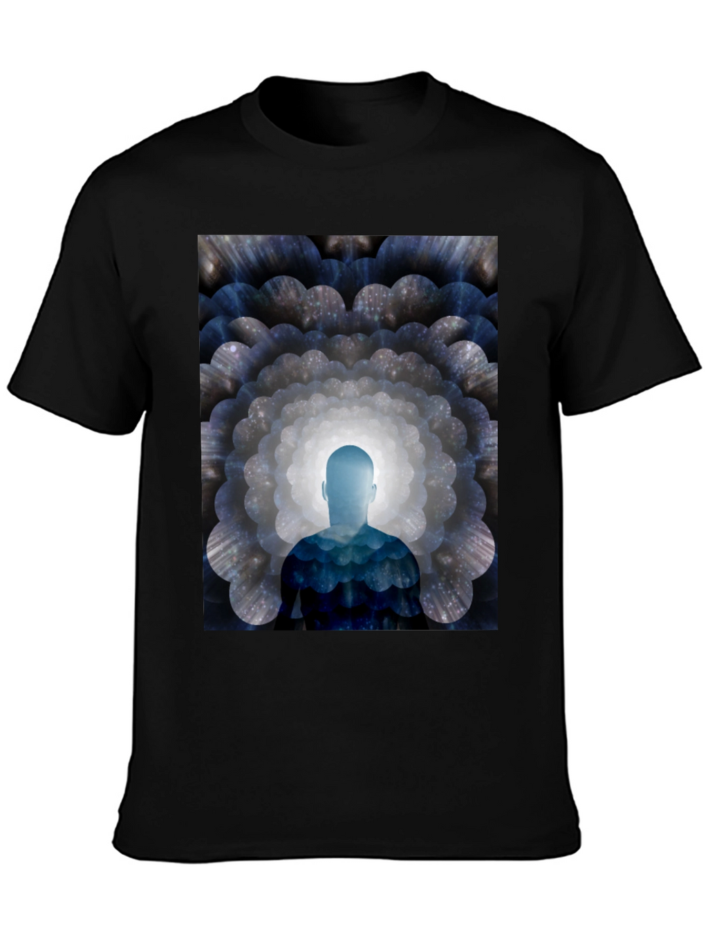 Meditative Man Graphic T-Shirt