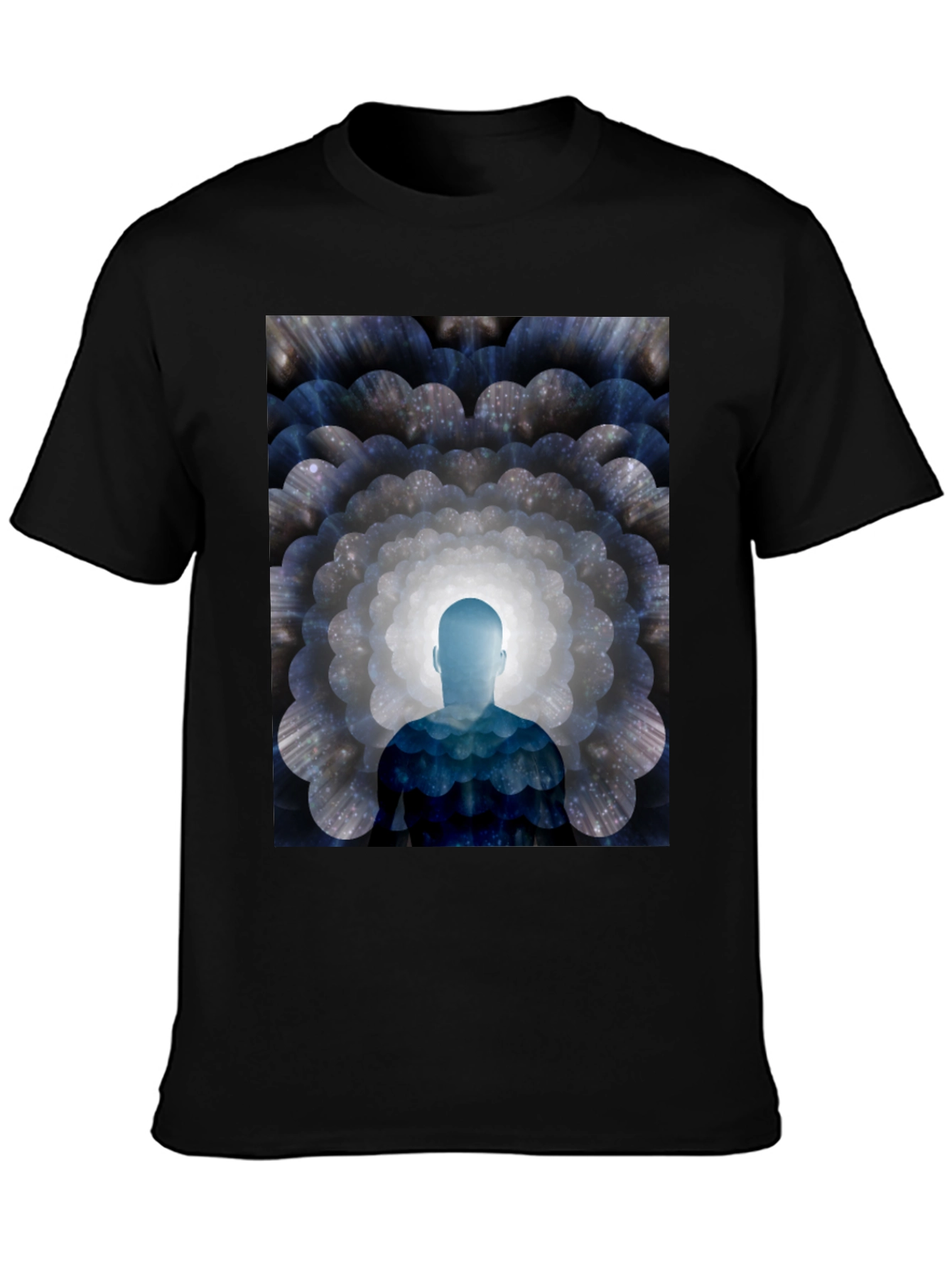 Meditative Man Graphic T-Shirt