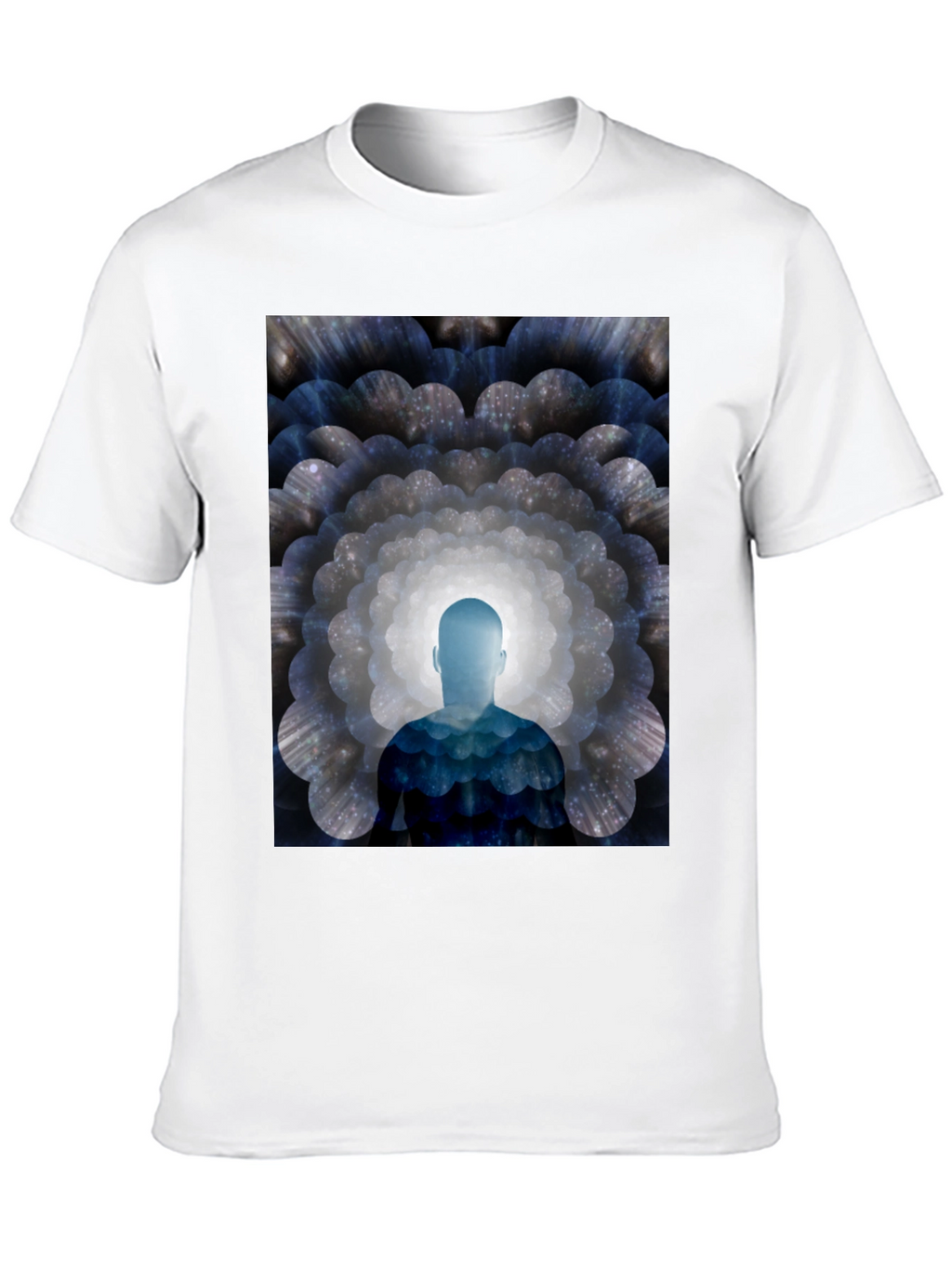 Meditative Man Graphic T-Shirt