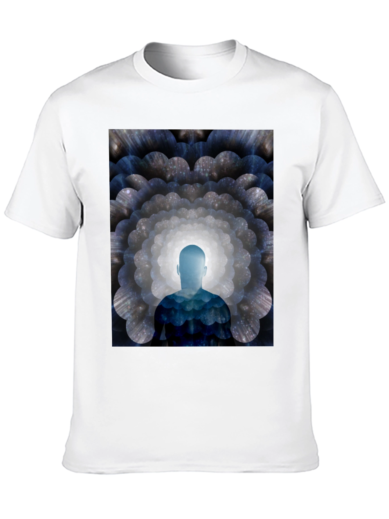 Meditative Man Graphic T-Shirt