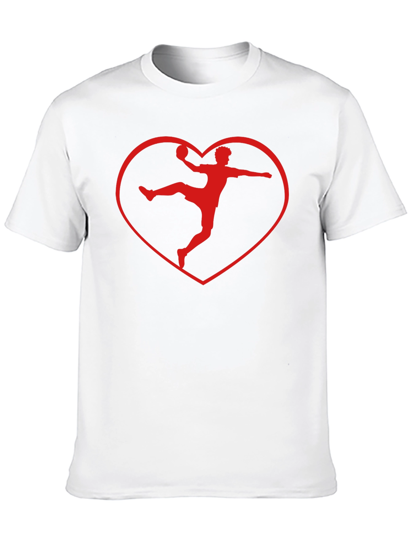 Handball Heartbeat Tee - Love Handball Black T-Shirt