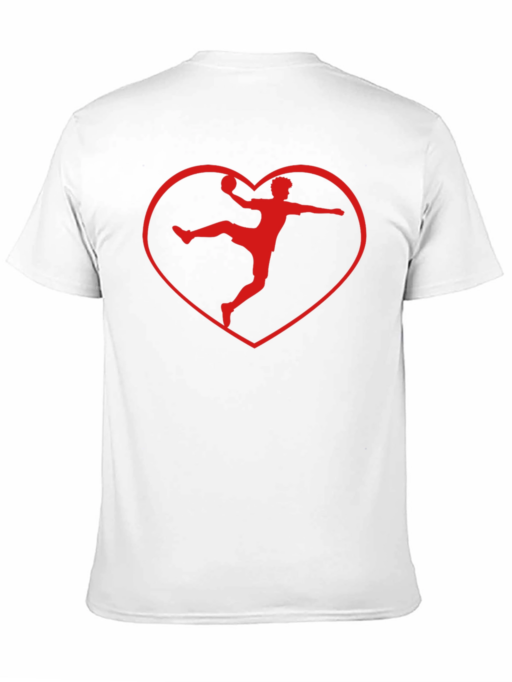 Handball Heartbeat Tee - Love Handball Black T-Shirt