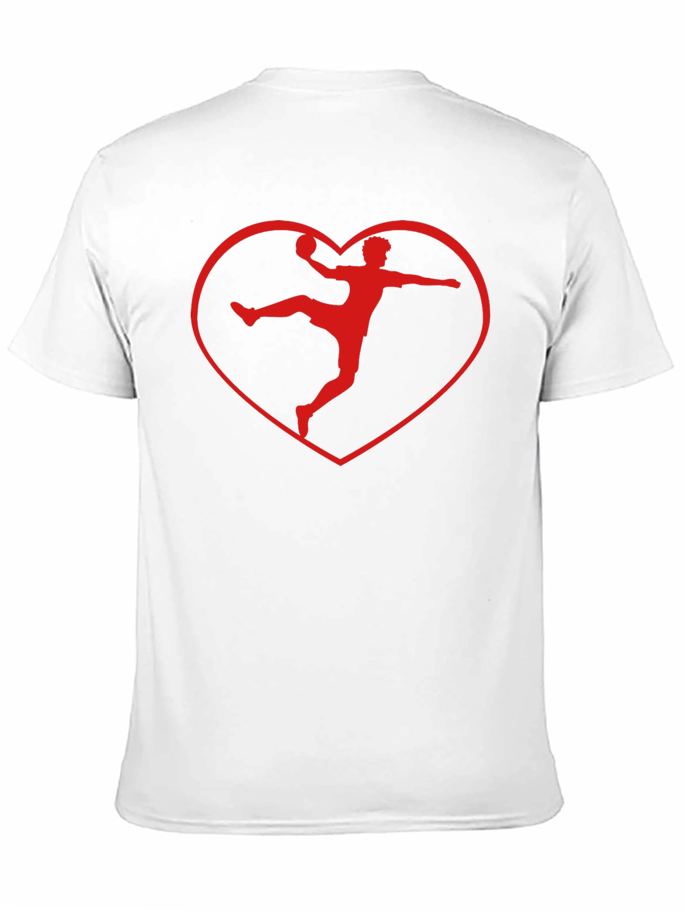 Handball Heartbeat Tee - Love Handball Black T-Shirt