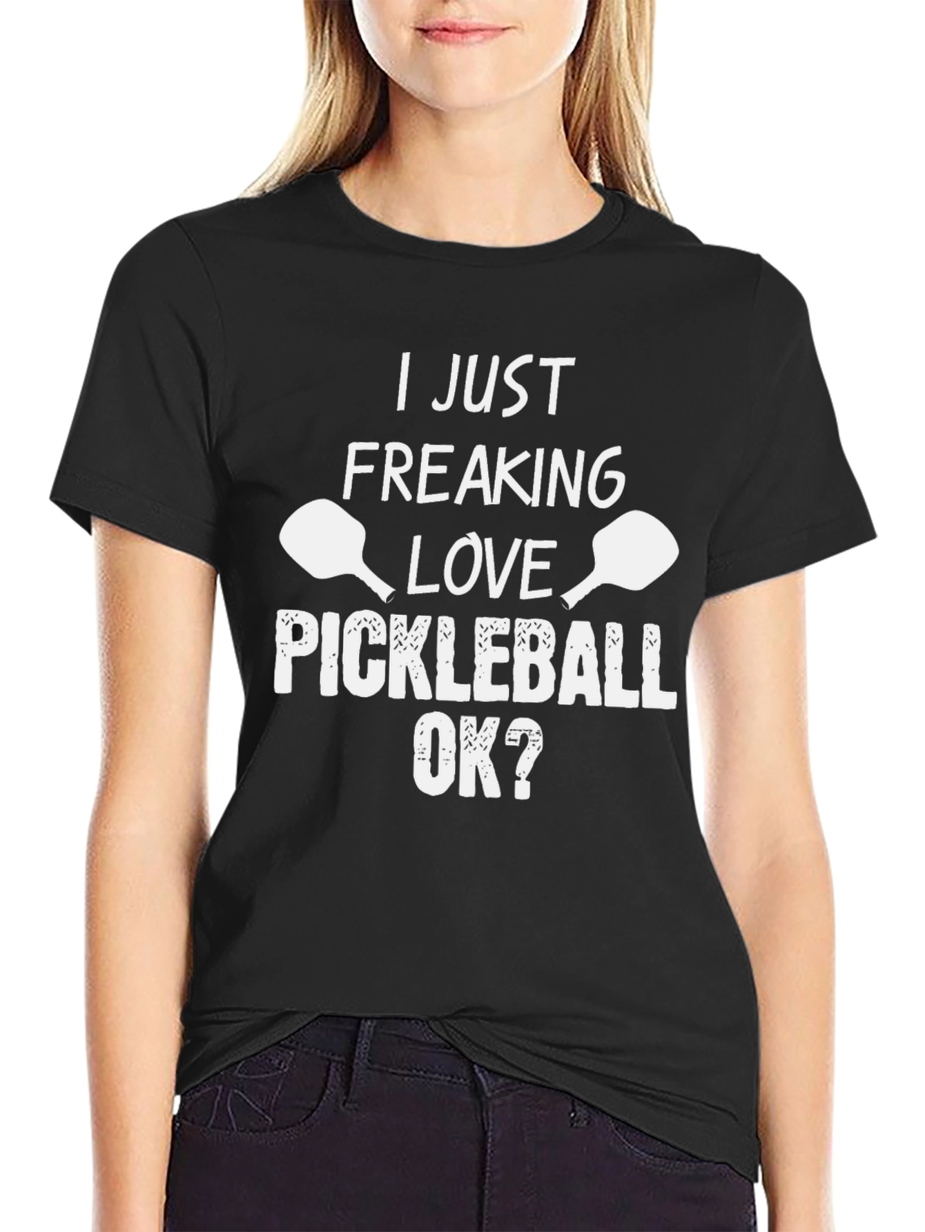 I Love Pickleball Graphic Tee