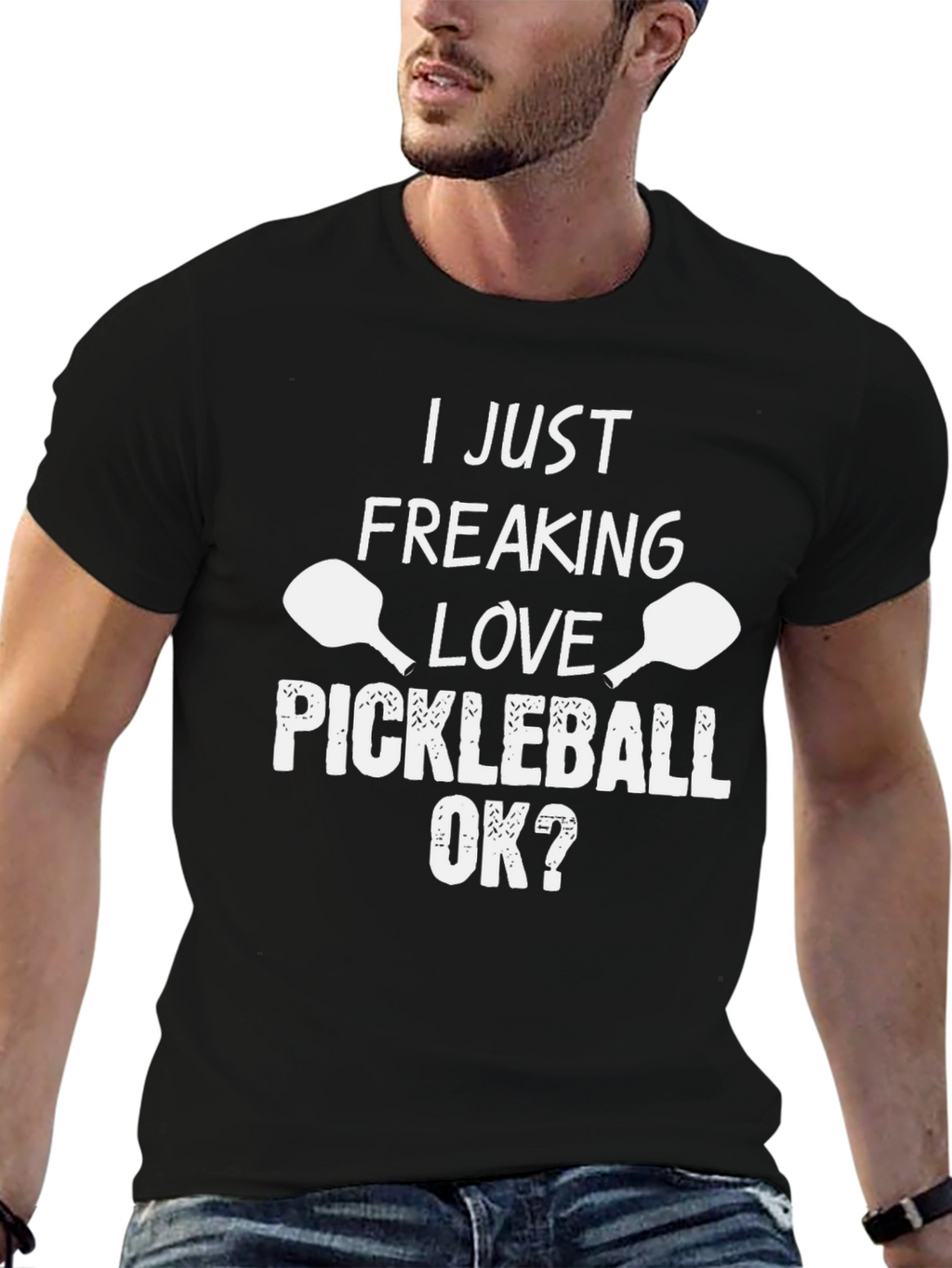 I Love Pickleball Graphic Tee