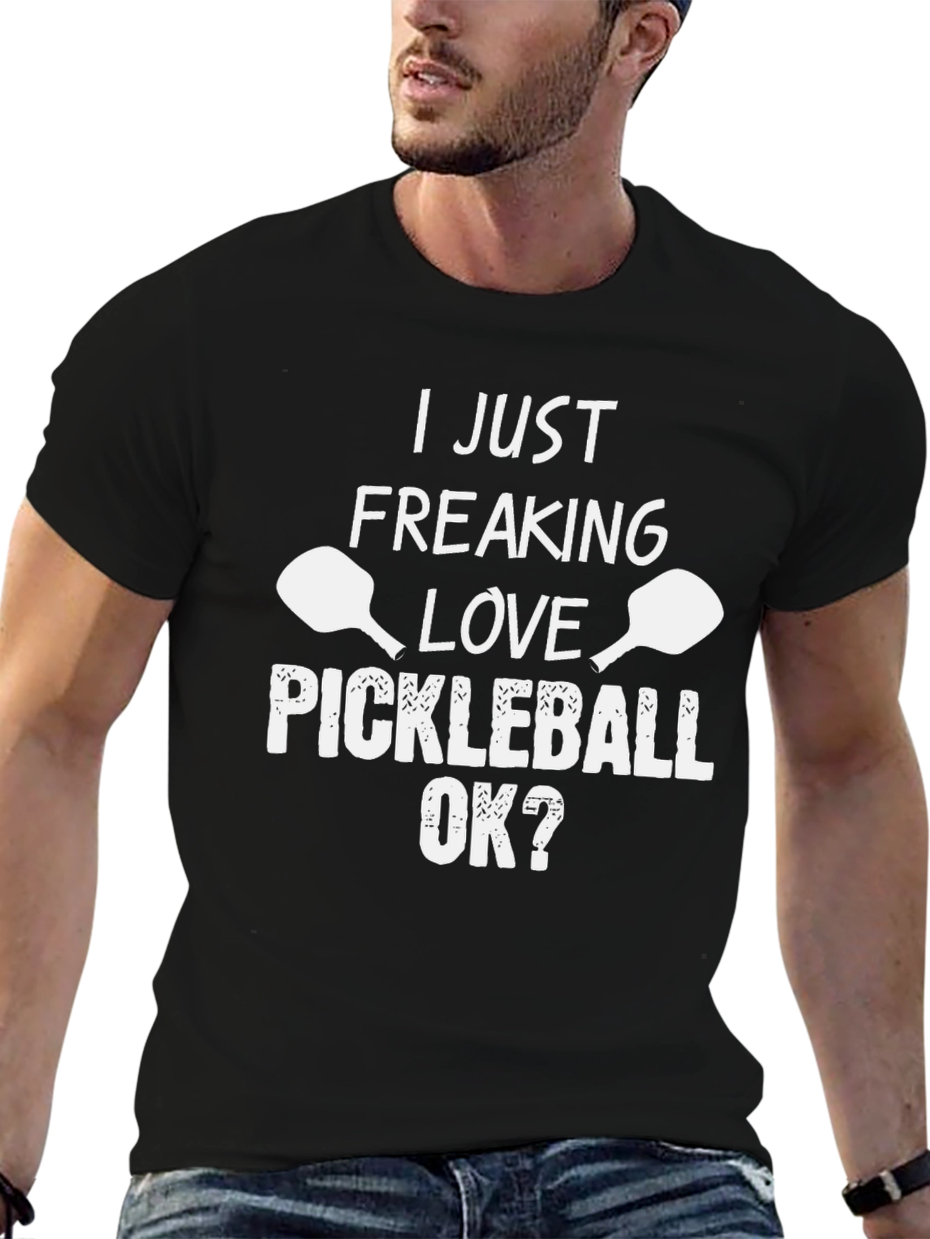 I Love Pickleball Graphic Tee