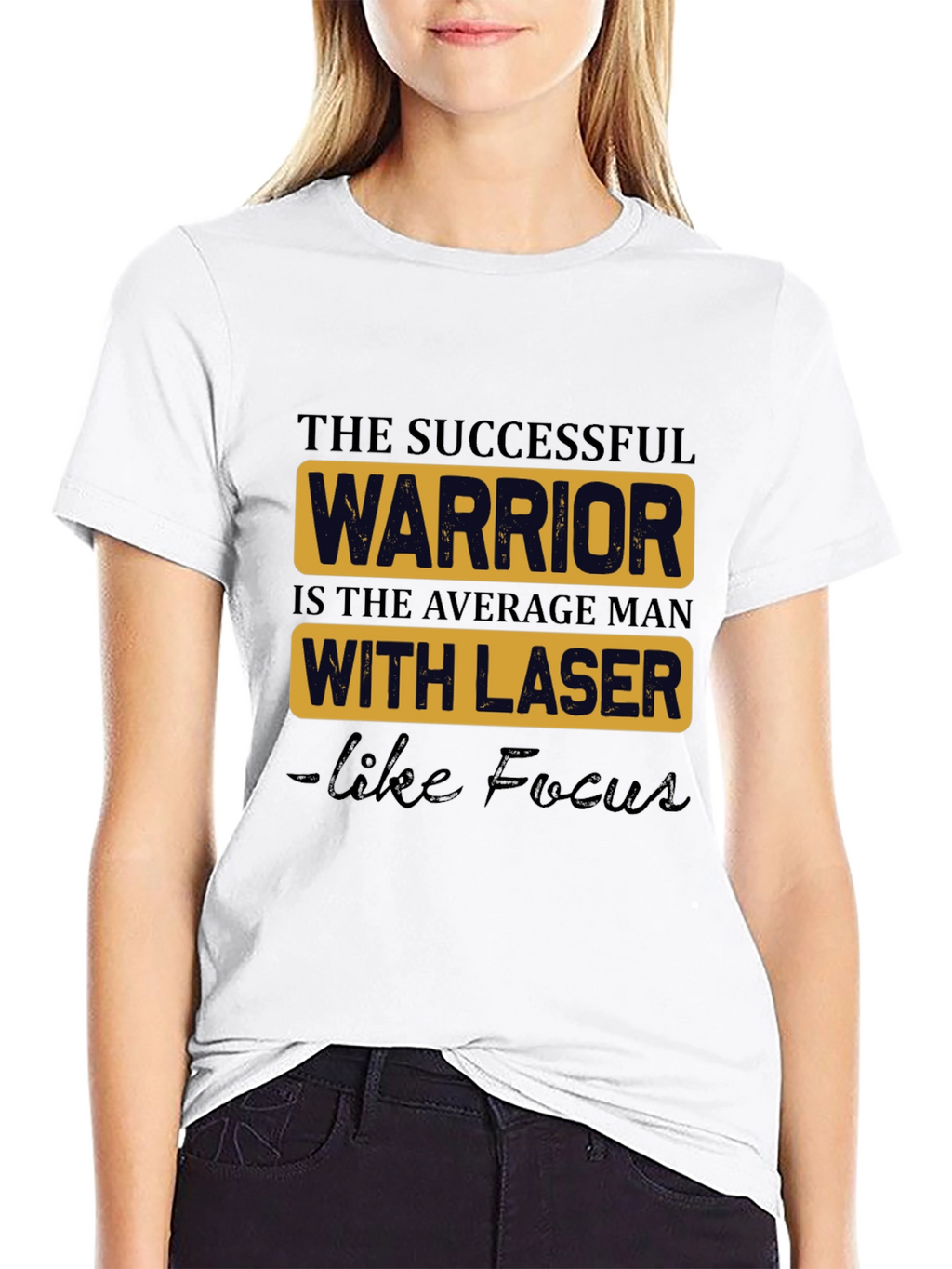 Successful Warrior Graphic Tee - Black