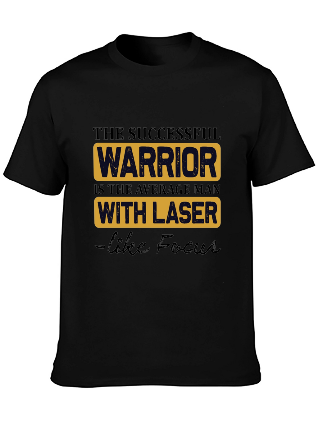 Successful Warrior Graphic Tee - Black