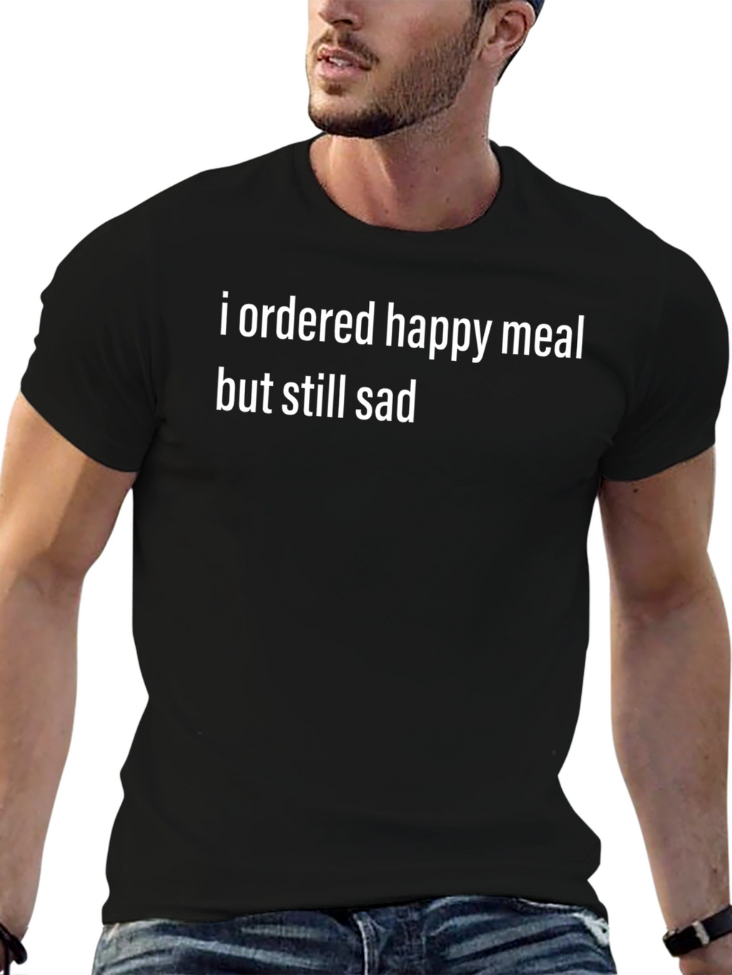 Sad Meal T-Shirt - Funny Graphic Tee