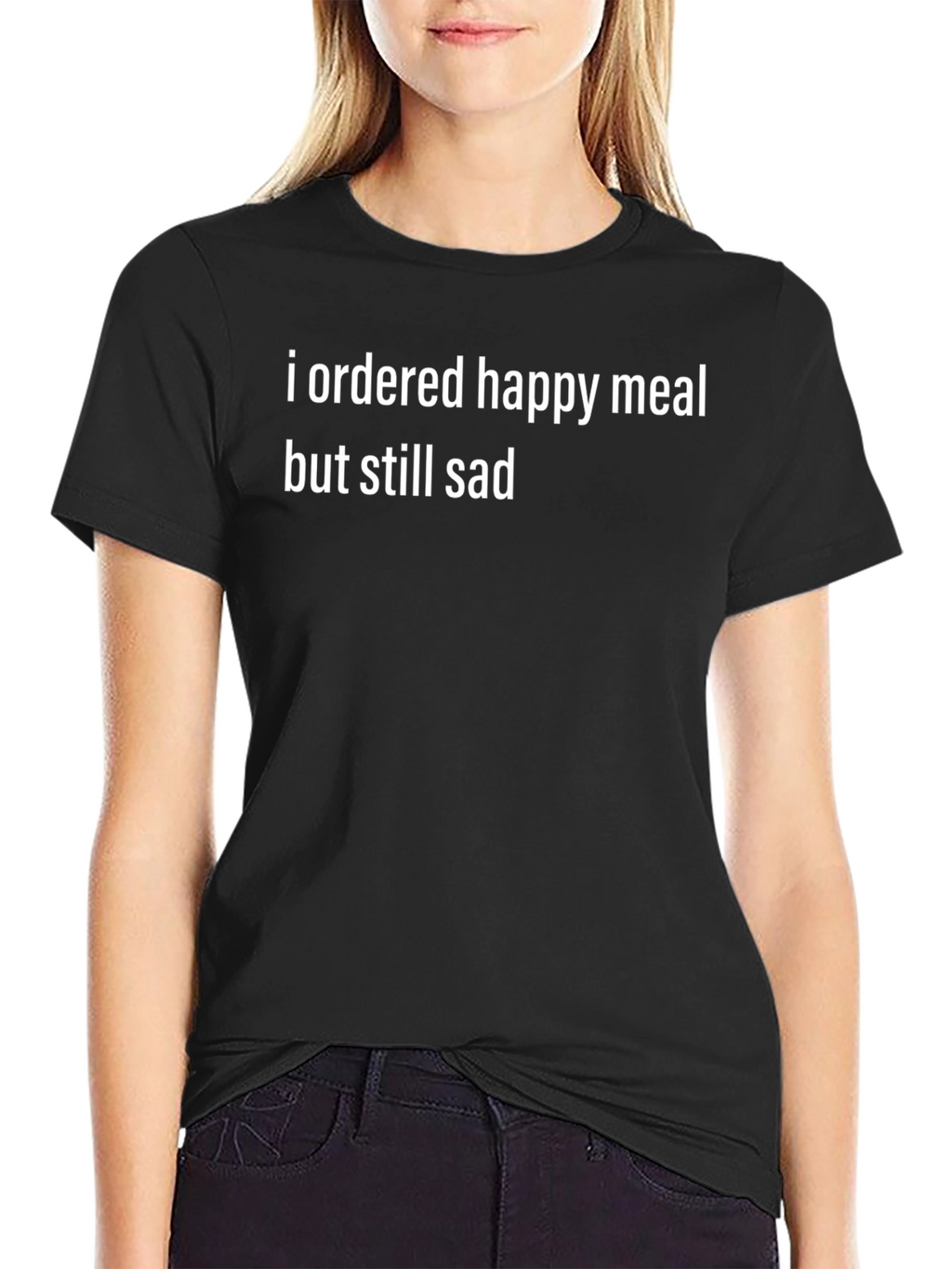 Sad Meal T-Shirt - Funny Graphic Tee