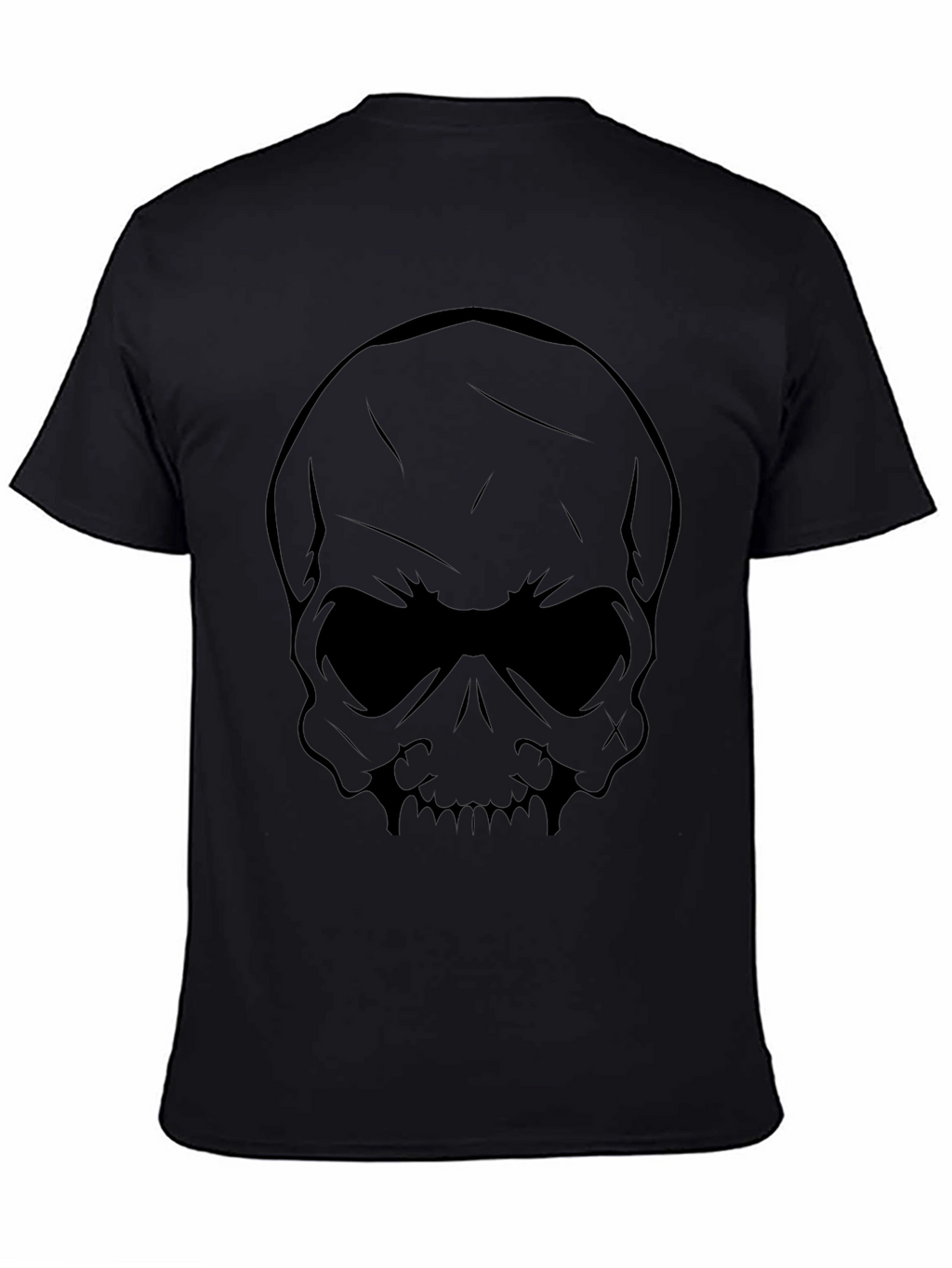 Skull Graphic T-Shirt - Black