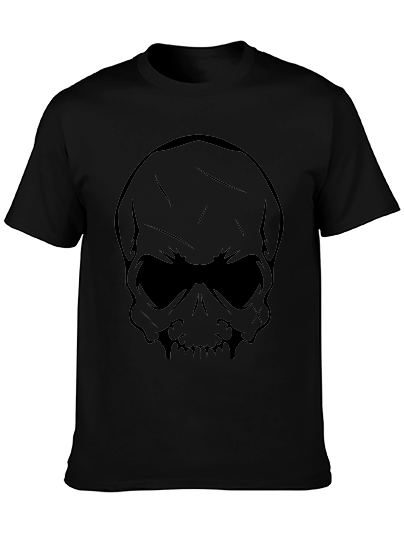 Skull Graphic T-Shirt - Black
