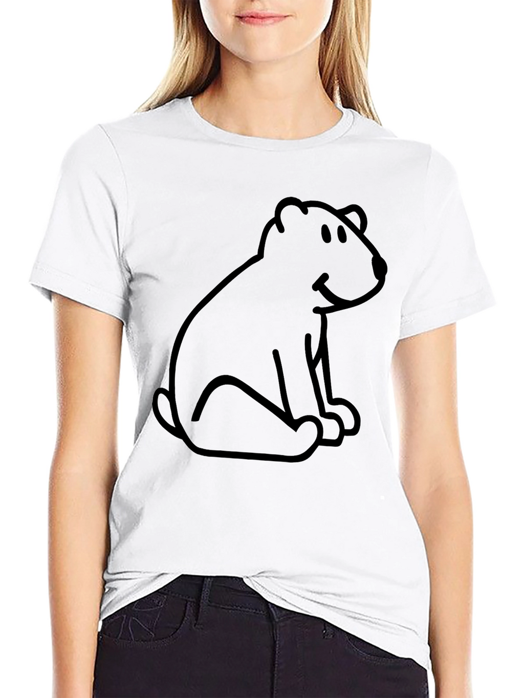Black Bear Graphic T-Shirt - Casual Comfort