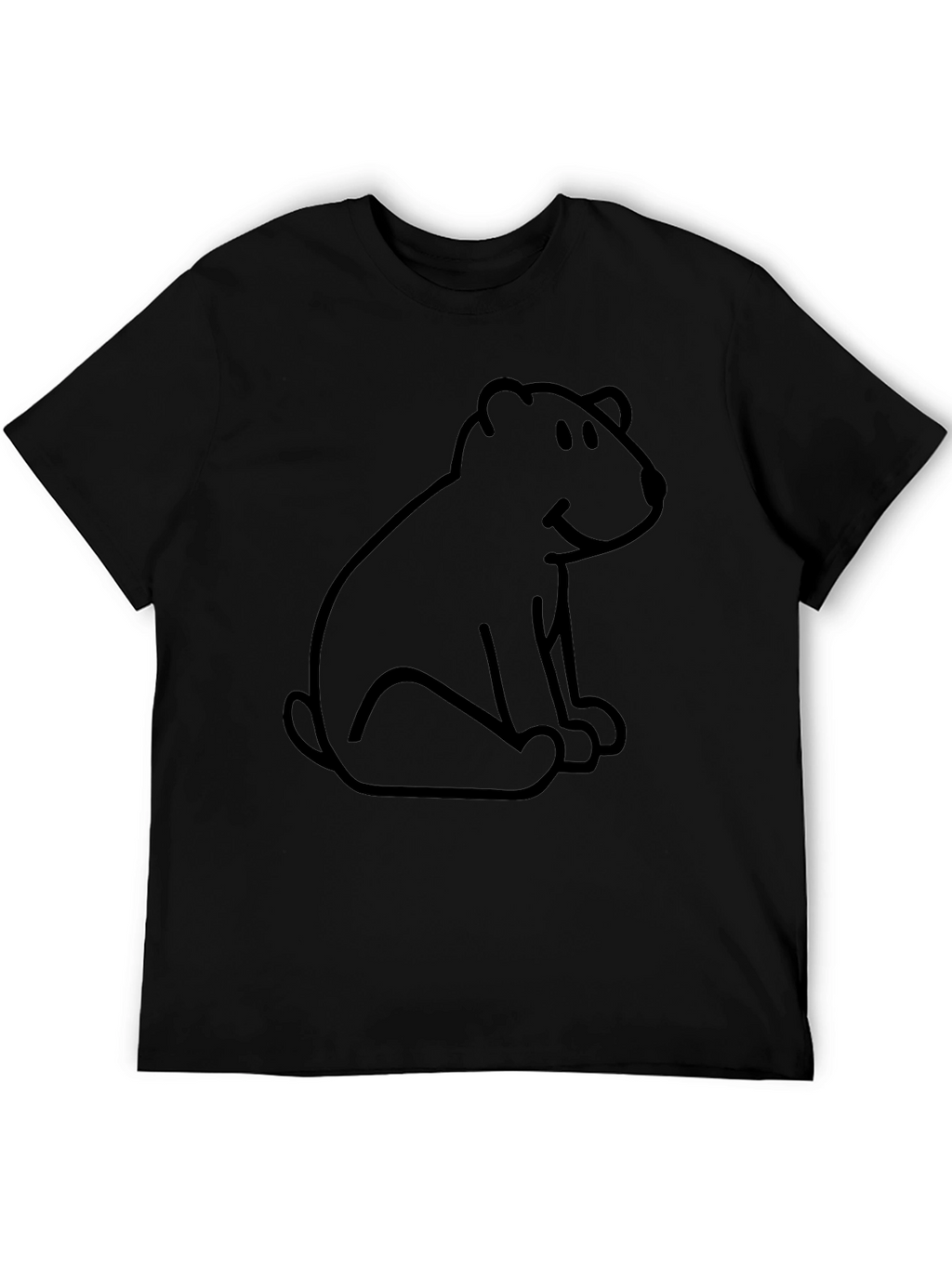 Black Bear Graphic T-Shirt - Casual Comfort