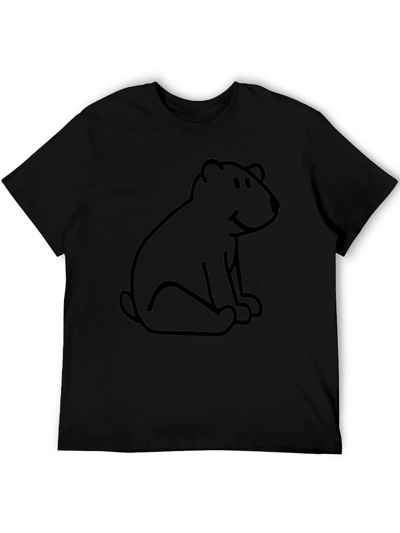 Black Bear Graphic T-Shirt - Casual Comfort