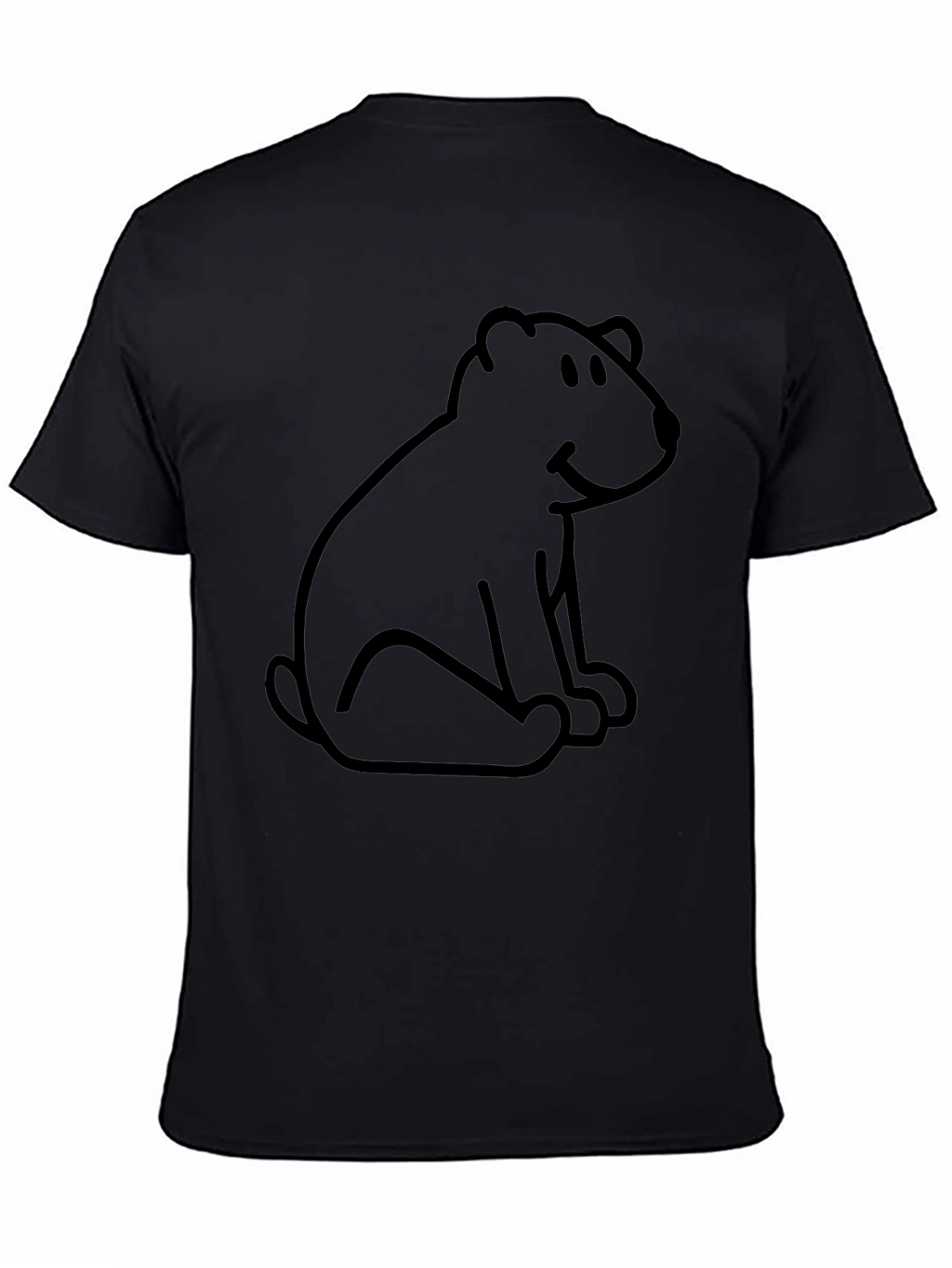 Black Bear Graphic T-Shirt - Casual Comfort