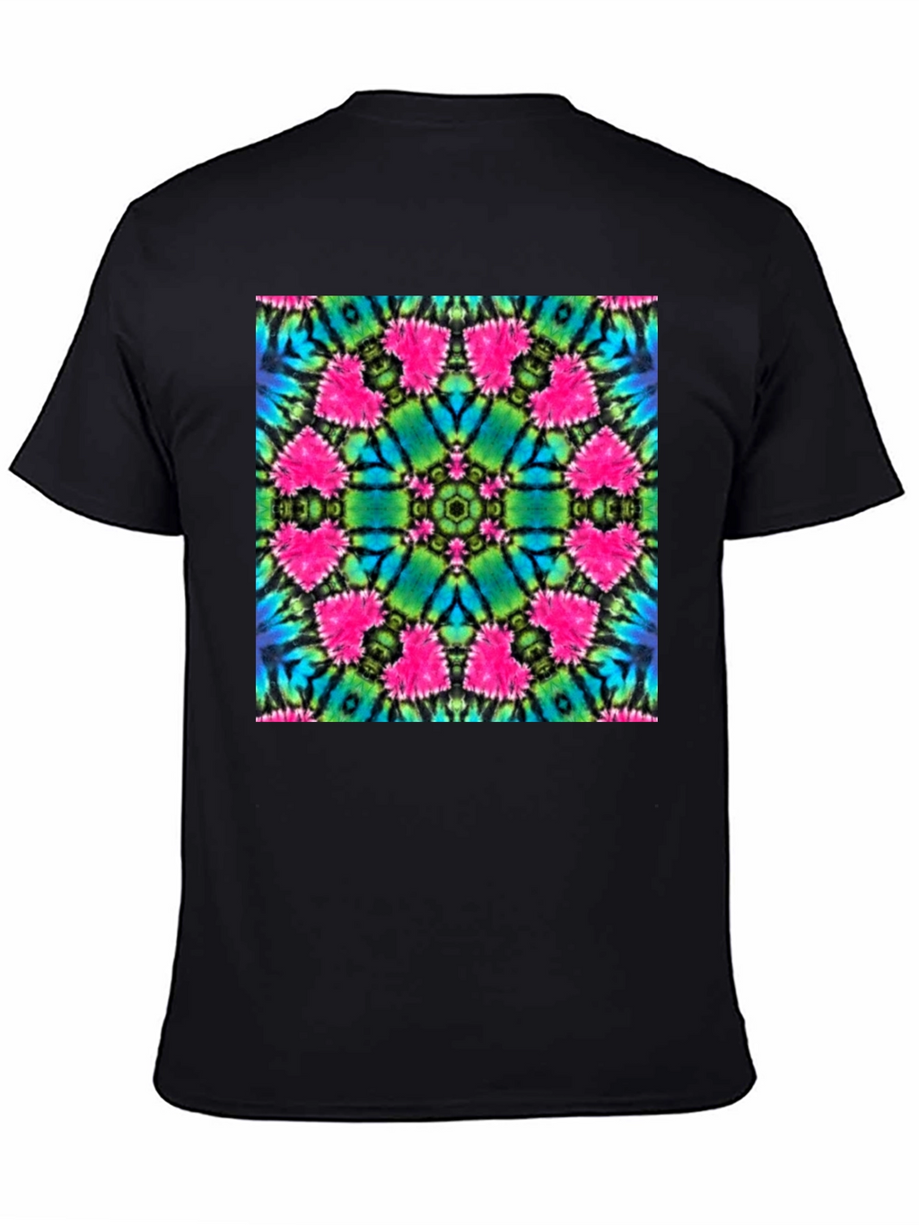 Vibrant Tie-Dye Mandala Graphic Tee