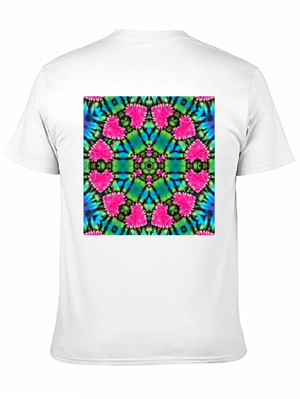 Vibrant Tie-Dye Mandala Graphic Tee