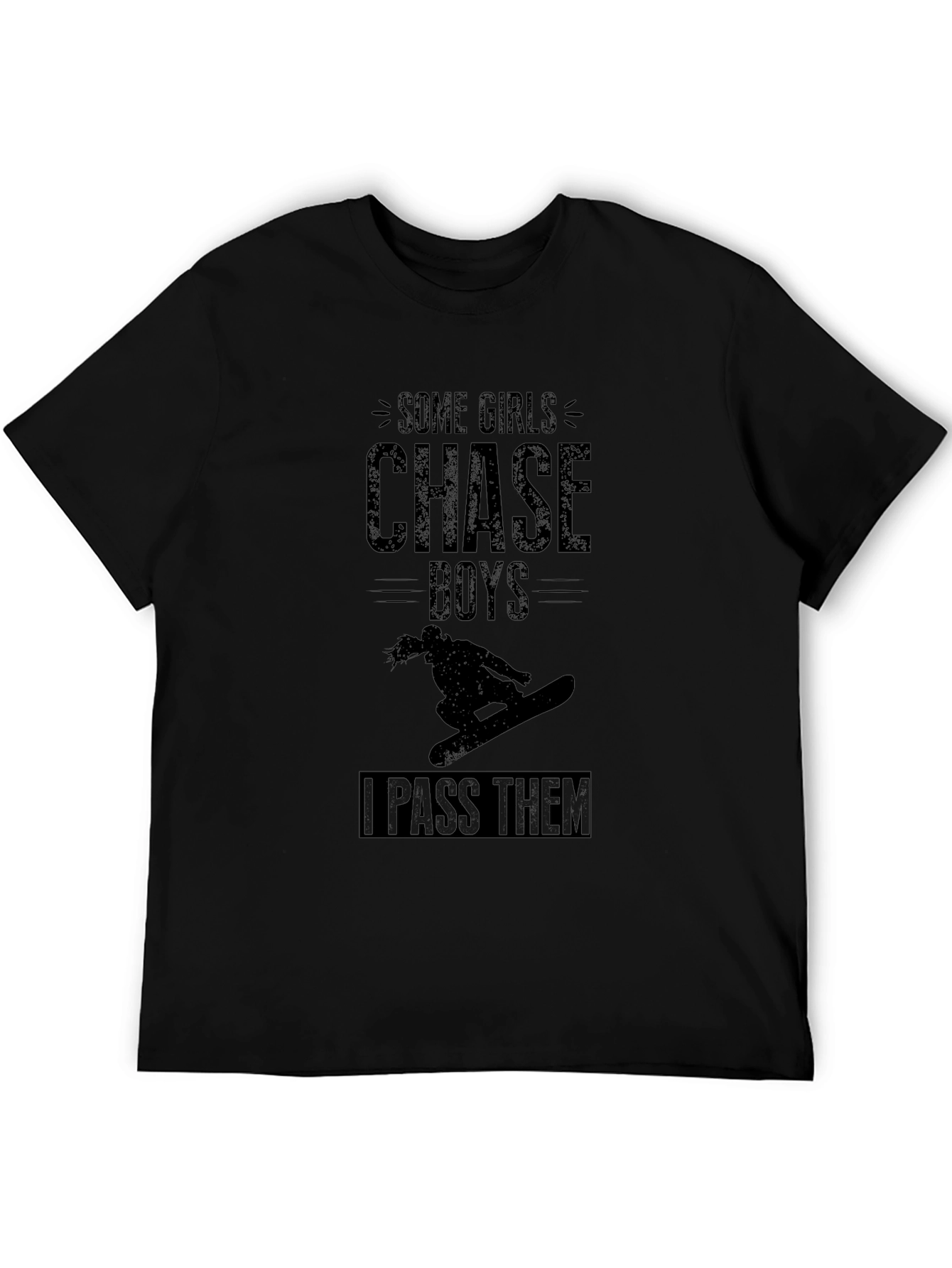 Girls Chase Boys Graphic T-Shirt