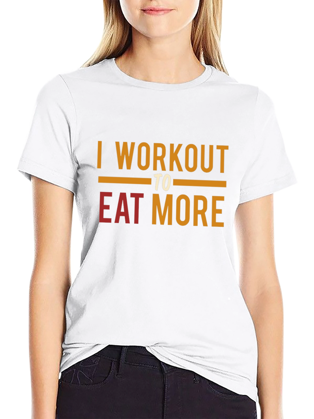 Workout to Eat More Graphic T-Shirt
