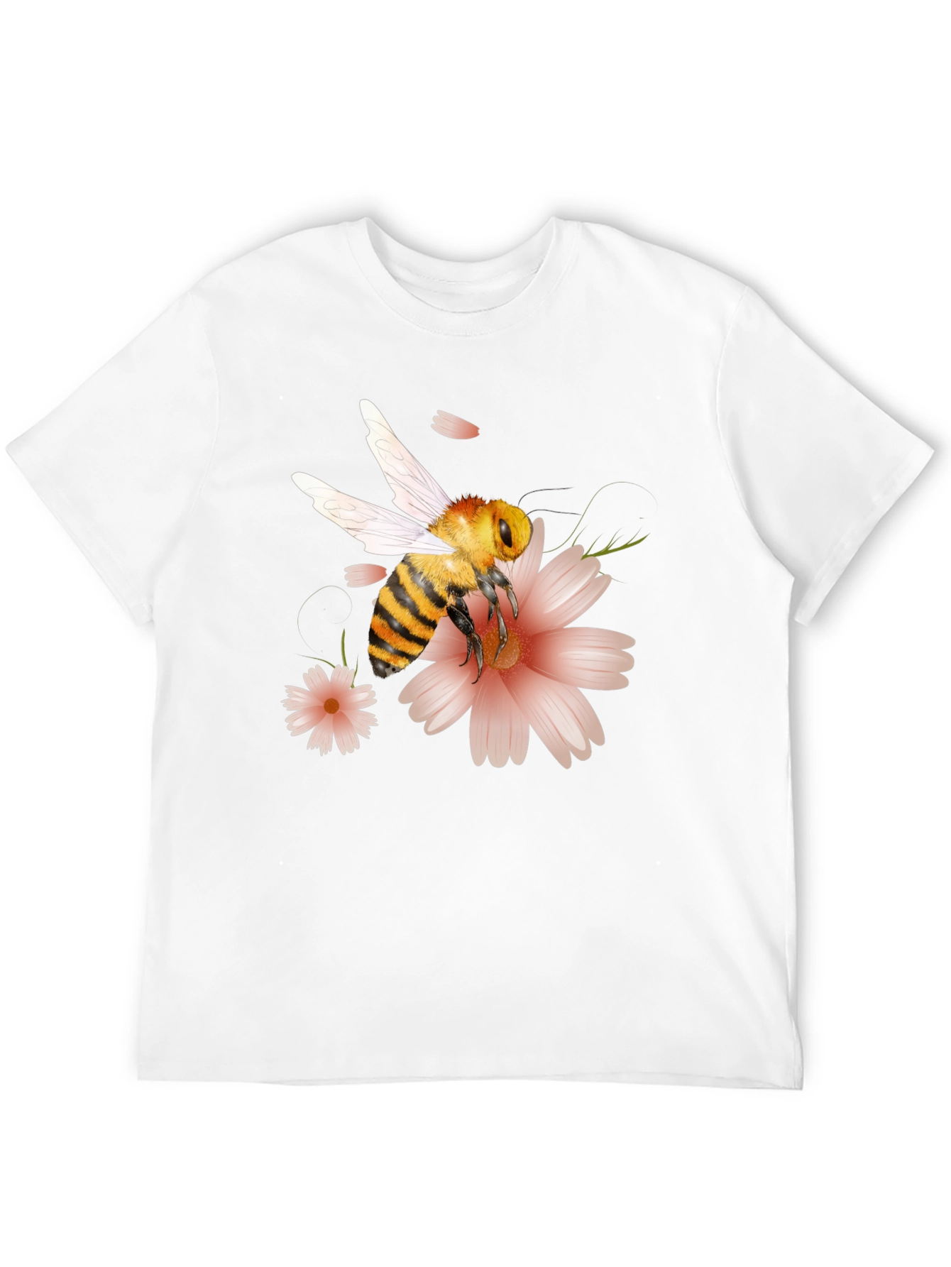 Bee & Flower Graphic T-Shirt - Unisex