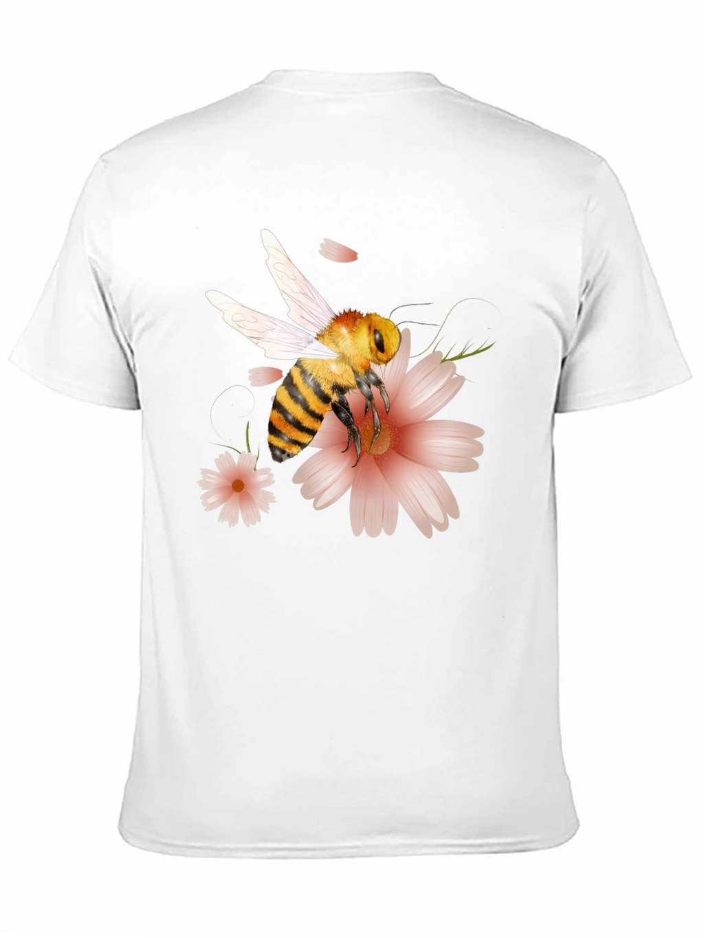 Bee & Flower Graphic T-Shirt - Unisex