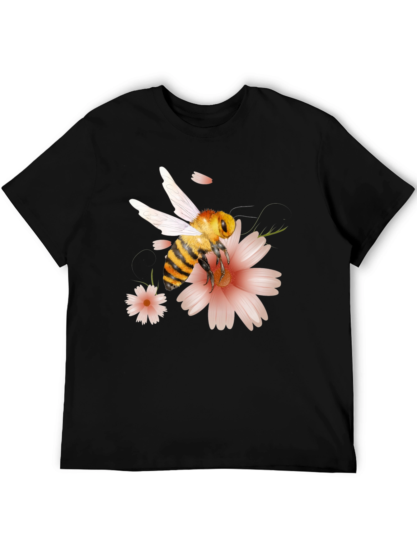 Bee & Flower Graphic T-Shirt - Unisex