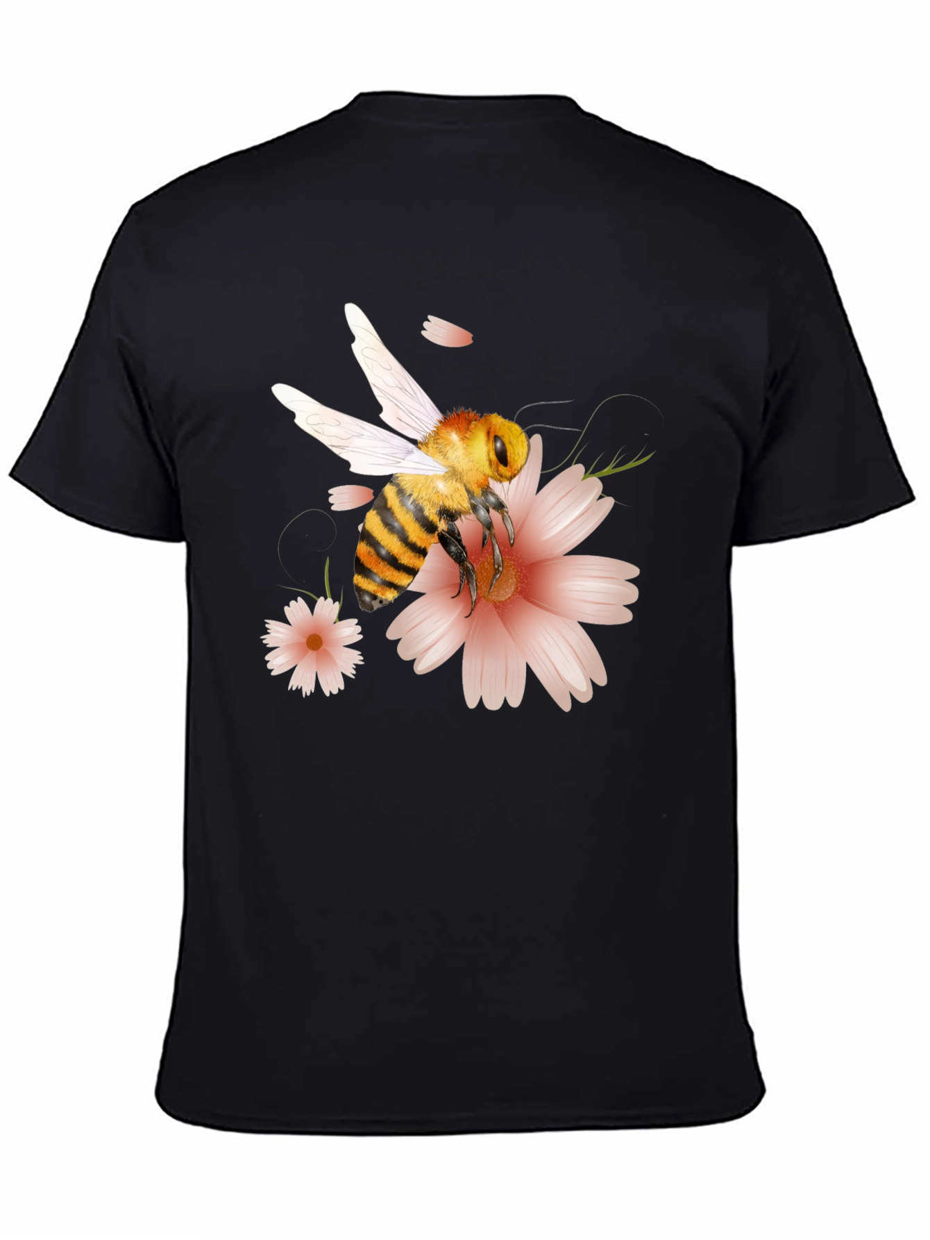 Bee & Flower Graphic T-Shirt - Unisex
