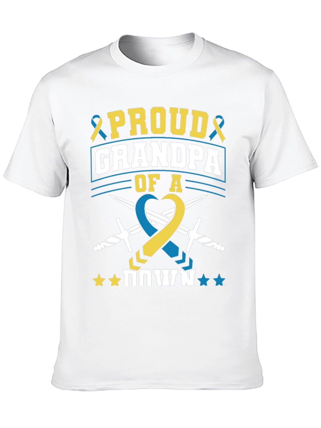 Proud Grandpa Down Syndrome Awareness T-Shirt