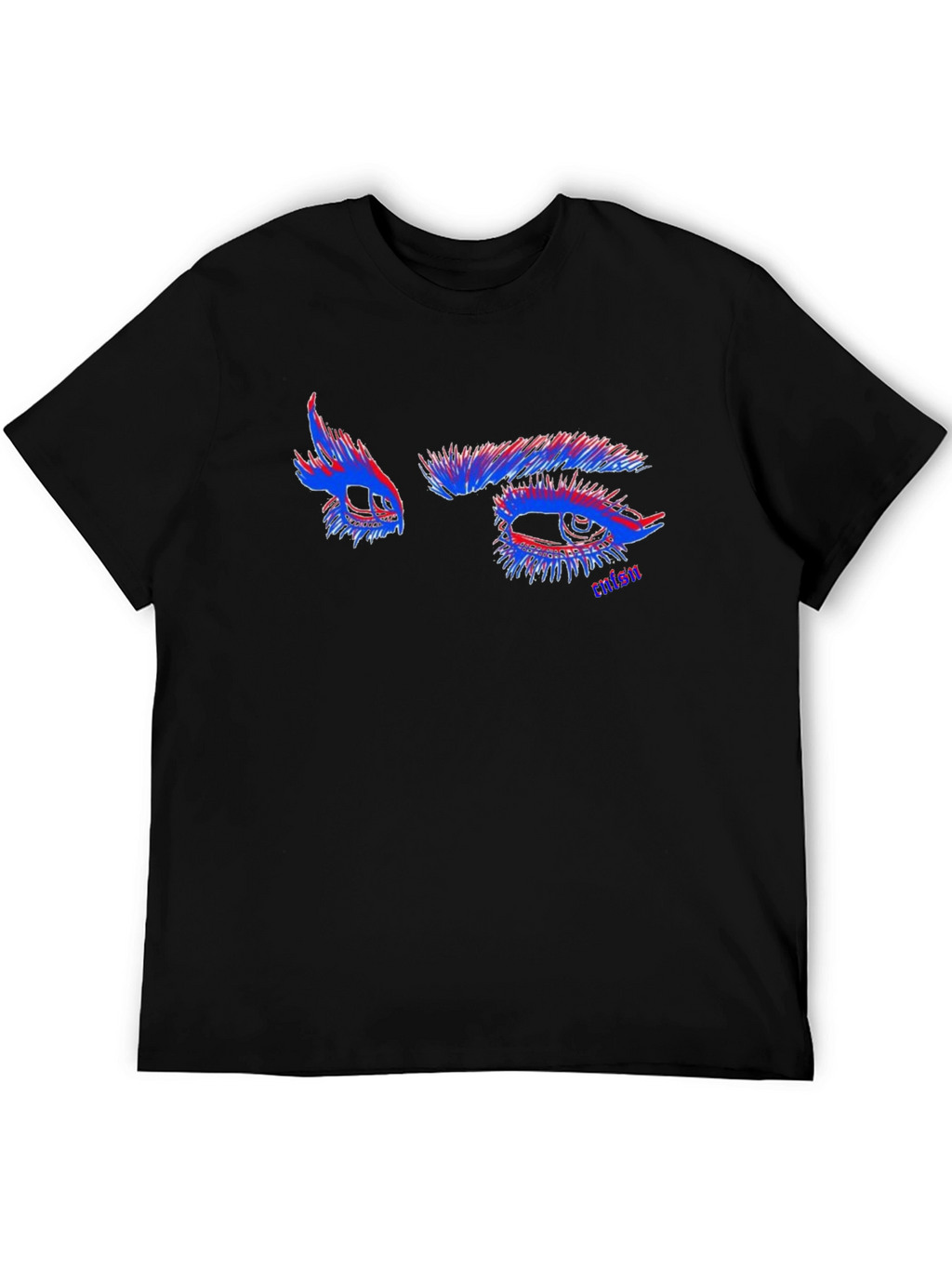 Artsy Eye Graphic Black T-Shirt