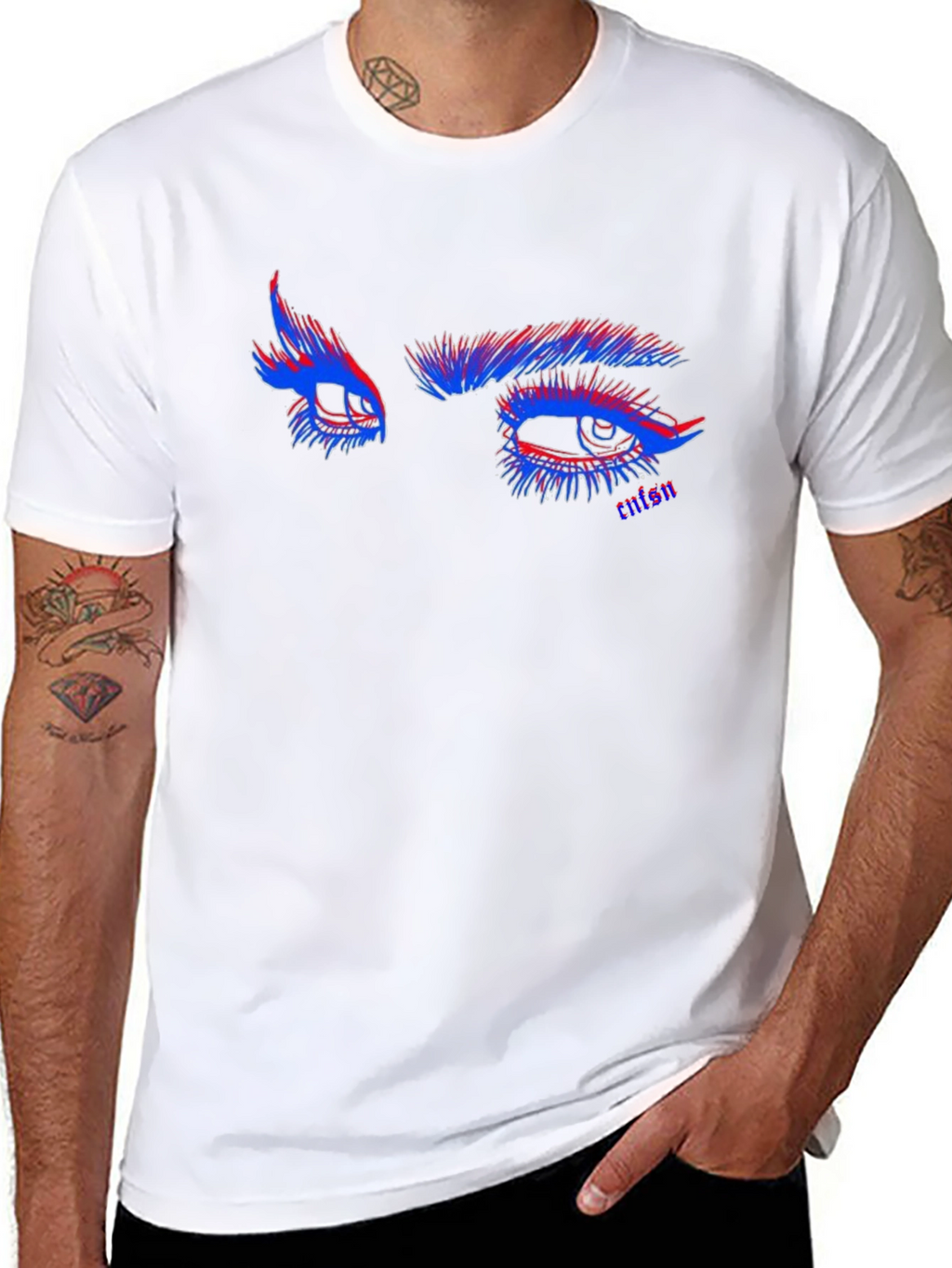 Artsy Eye Graphic Black T-Shirt