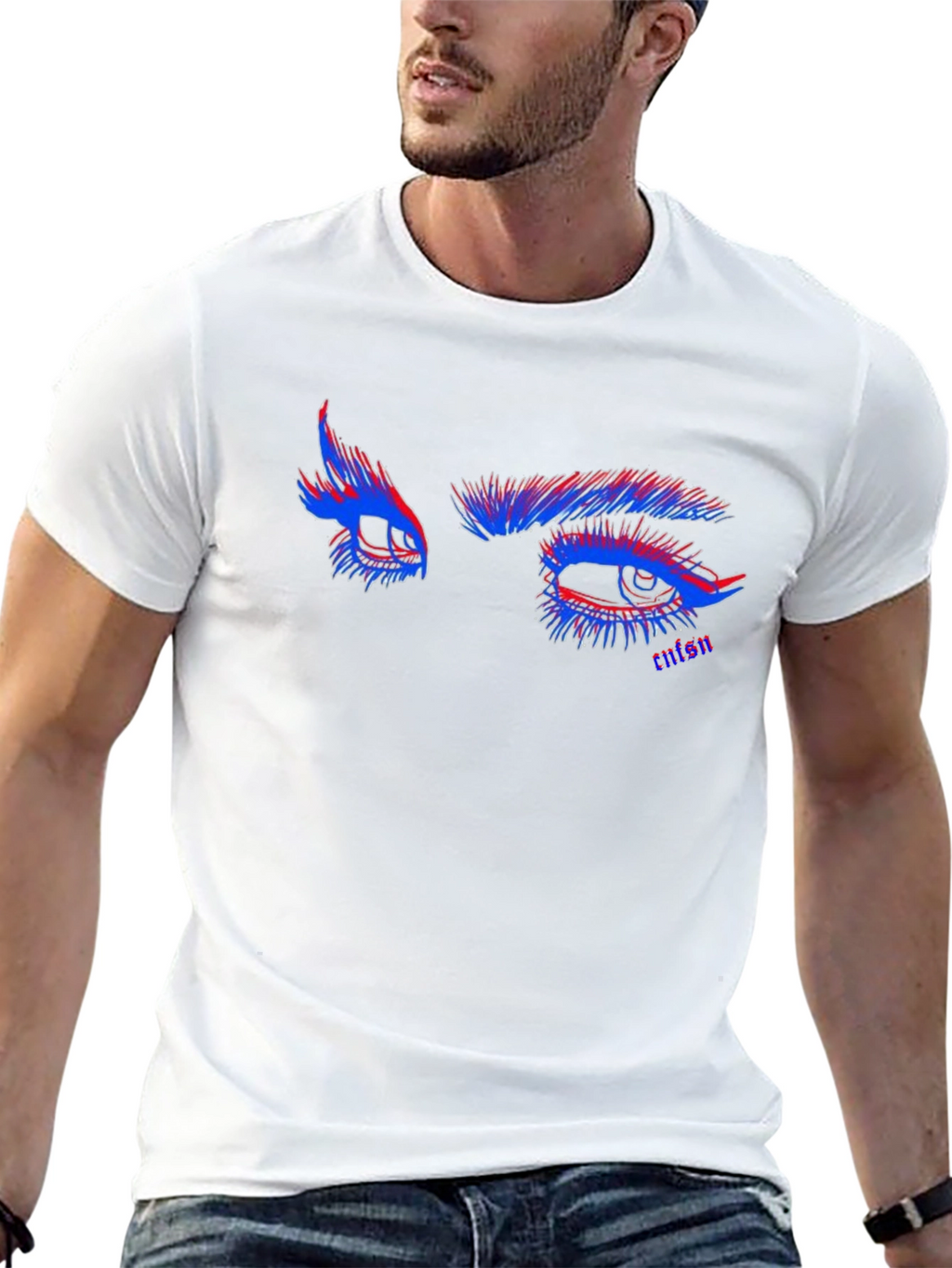Artsy Eye Graphic Black T-Shirt
