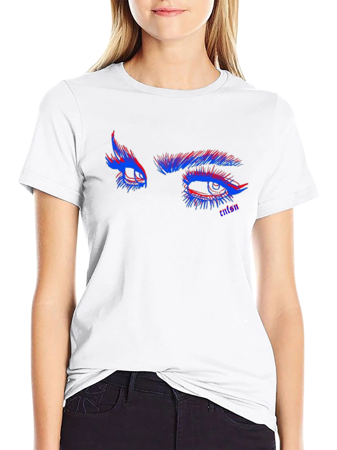 Artsy Eye Graphic Black T-Shirt
