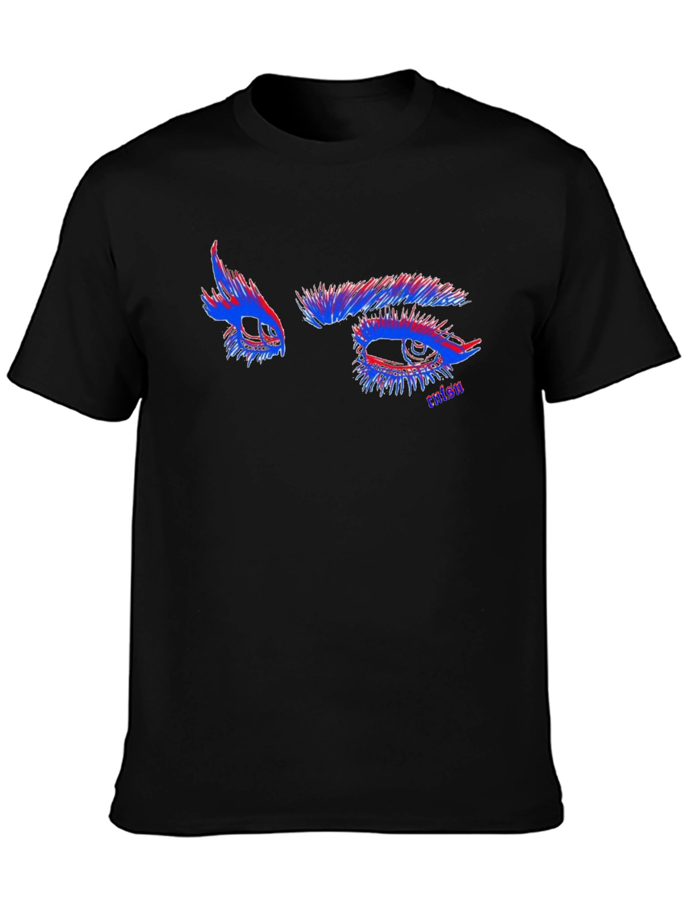 Artsy Eye Graphic Black T-Shirt